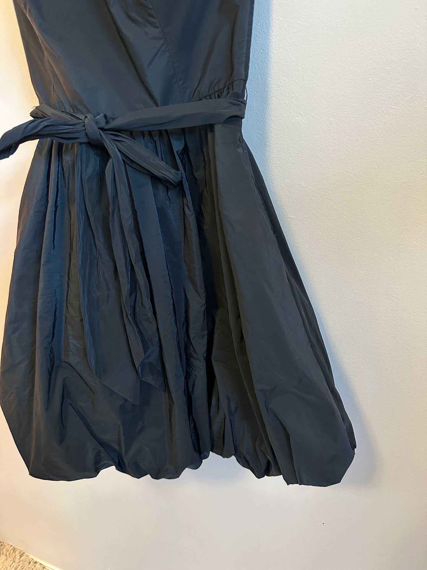 NWT Lilly Pulitzer Sondralee One Shoulder Dress in Black Satin | Size 6