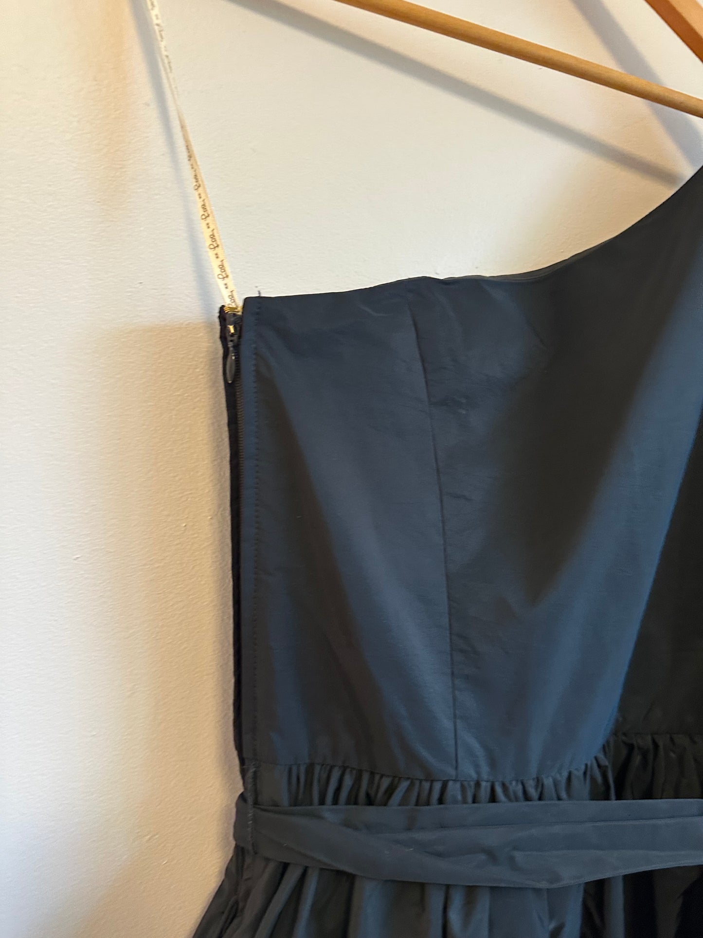 NWT Lilly Pulitzer Sondralee One Shoulder Dress in Black Satin | Size 6