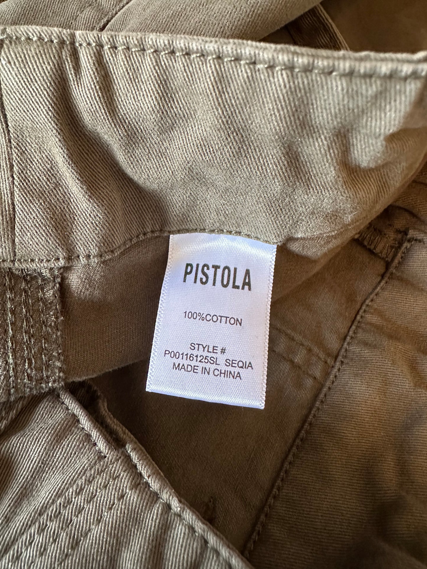 Pistola Tori Utility Pant in Sequoia Green | Size 25