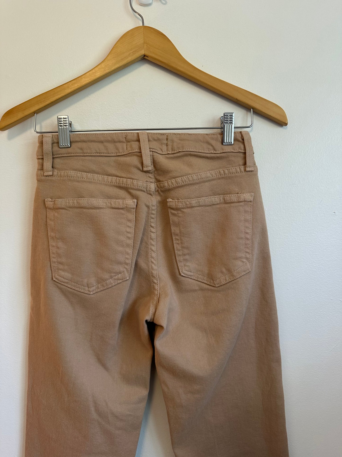 Just Black Denim Straight Leg Tan Jeans | Size 24