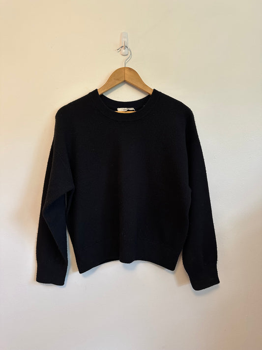 Vince Black Cashmere Crewneck Sweater | Size XS