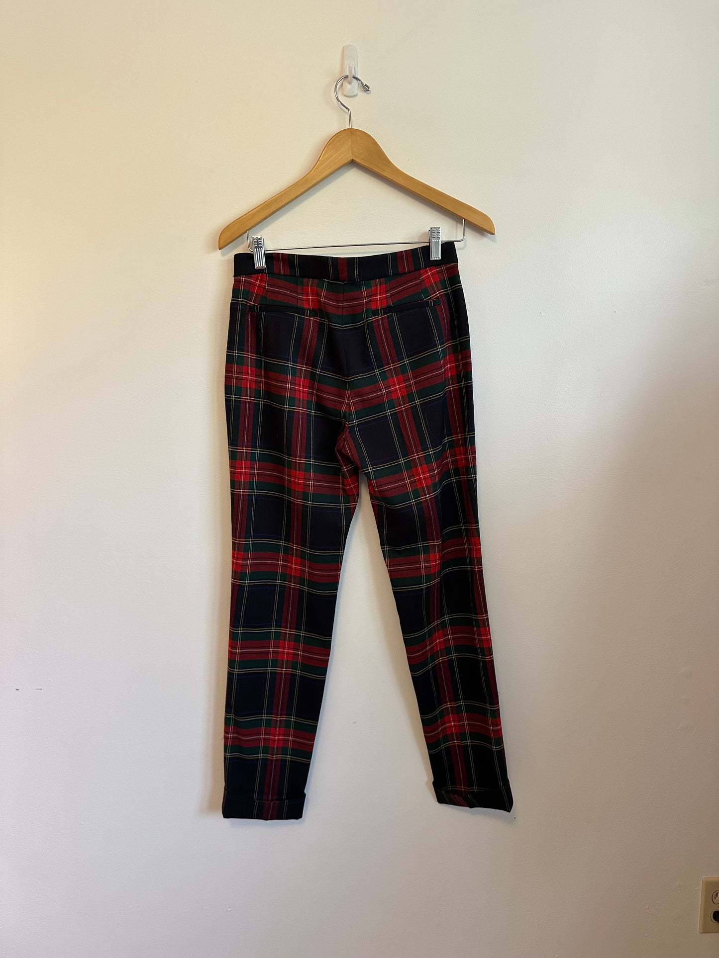 Lauren Ralph Lauren Red Plaid Tartan Trousers | Size 2