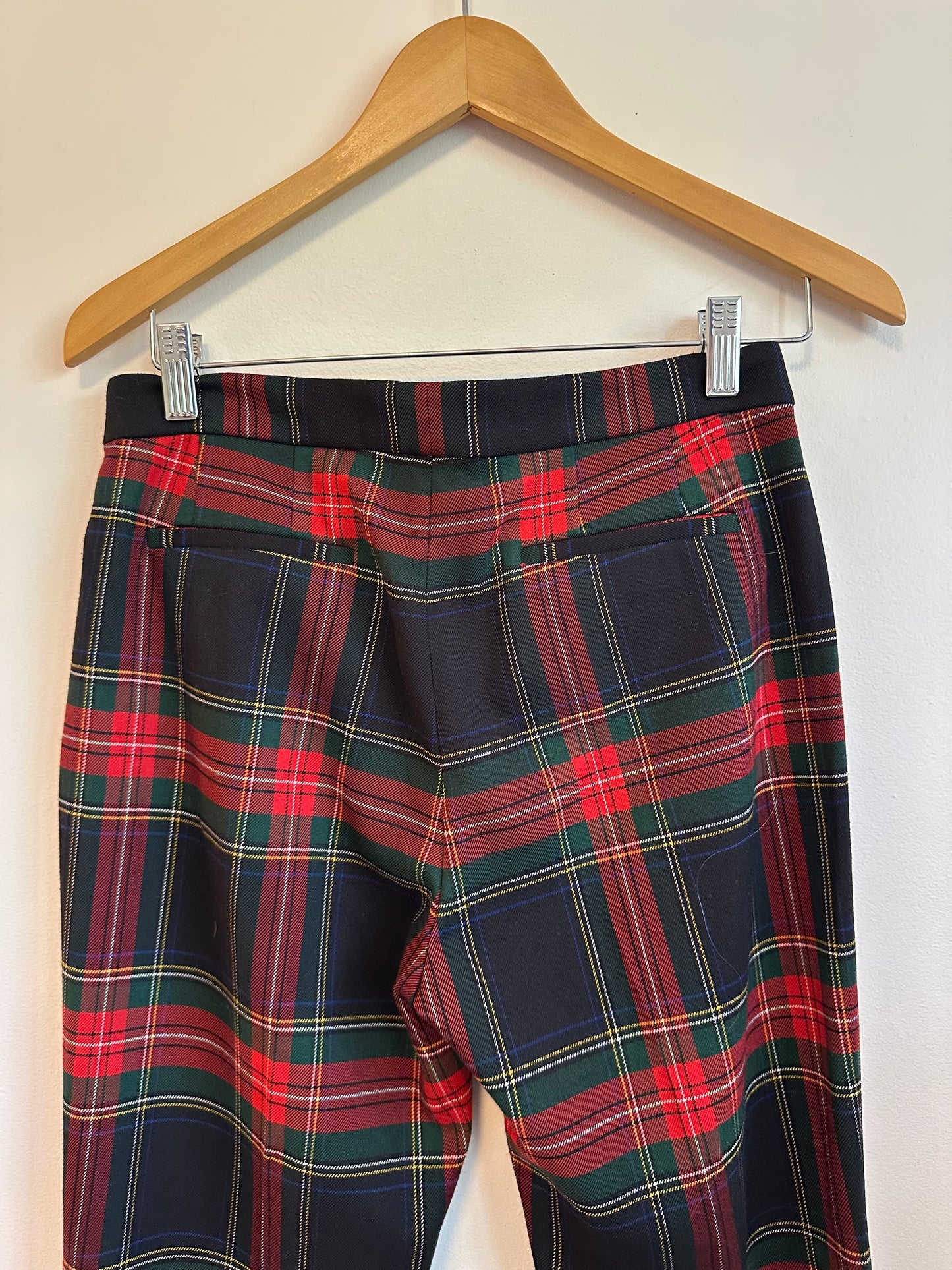 Lauren Ralph Lauren Red Plaid Tartan Trousers | Size 2