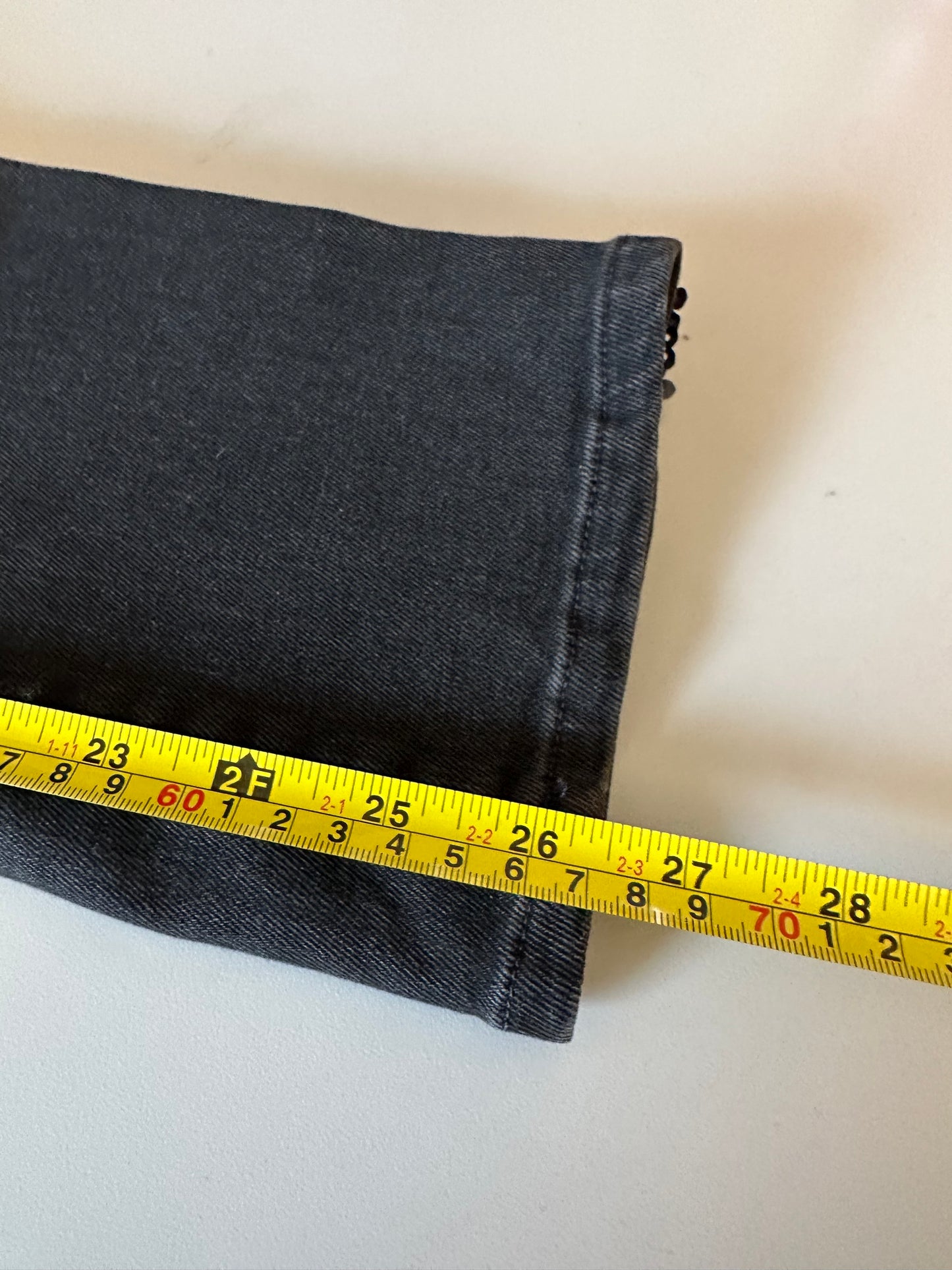 Lauren Ralph Lauren Black Jeans with Sequin Side Panels | Size 0