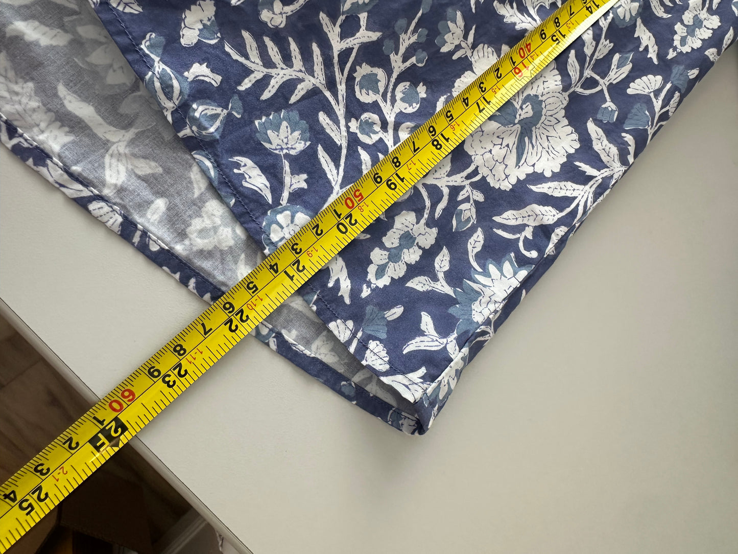 Marea Sophie Top in Blue Floral Print | Size Medium