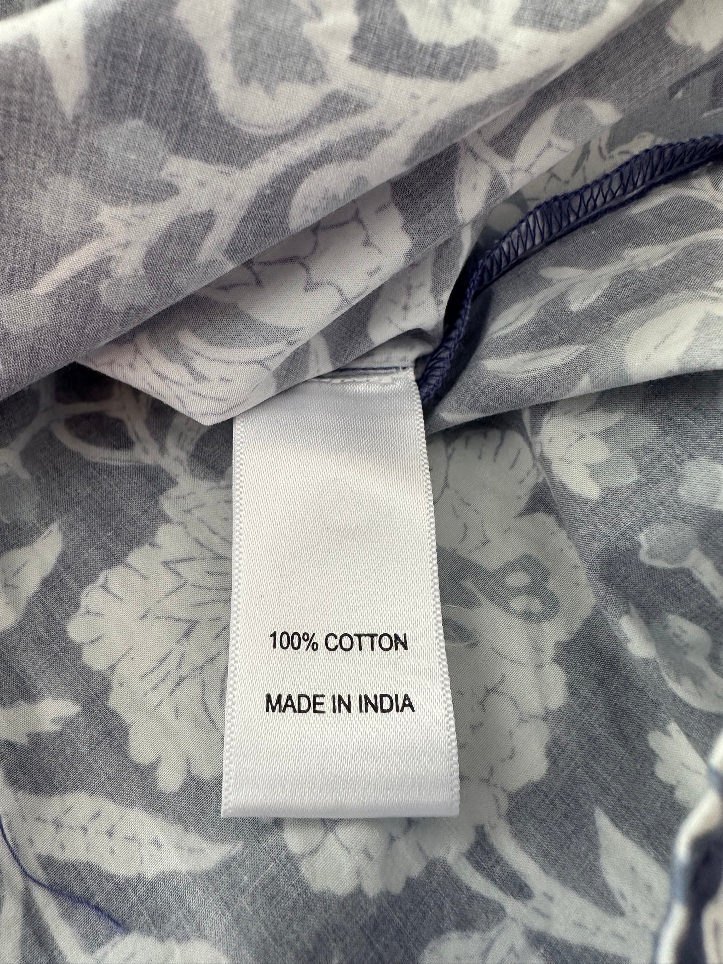 Marea Sophie Top in Blue Floral Print | Size Medium