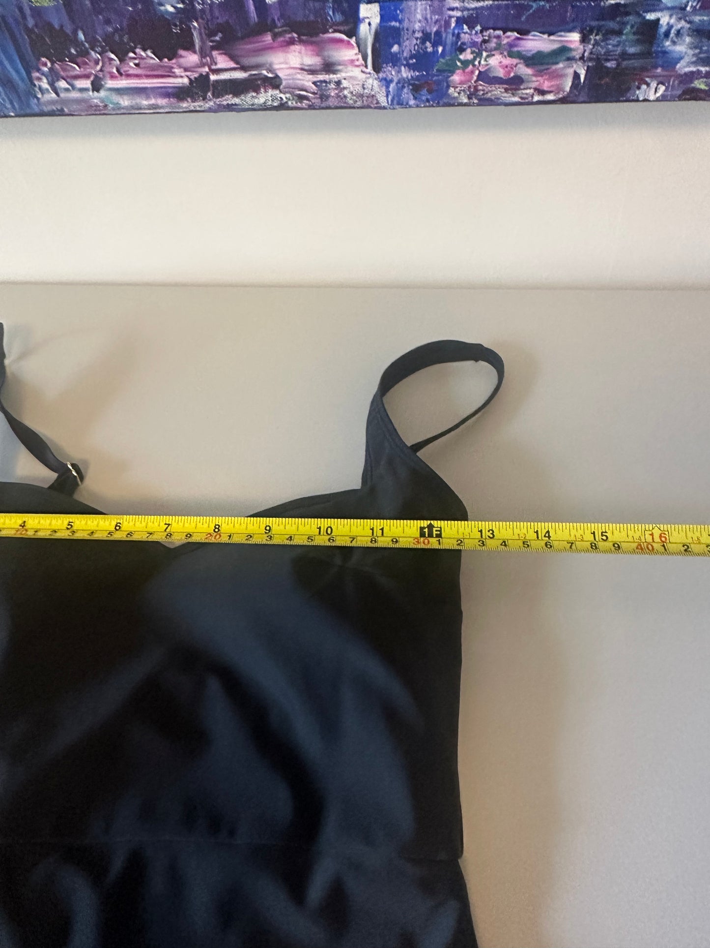 New Summersalt The Seascape Sweetheart One Piece in Black | Size 2