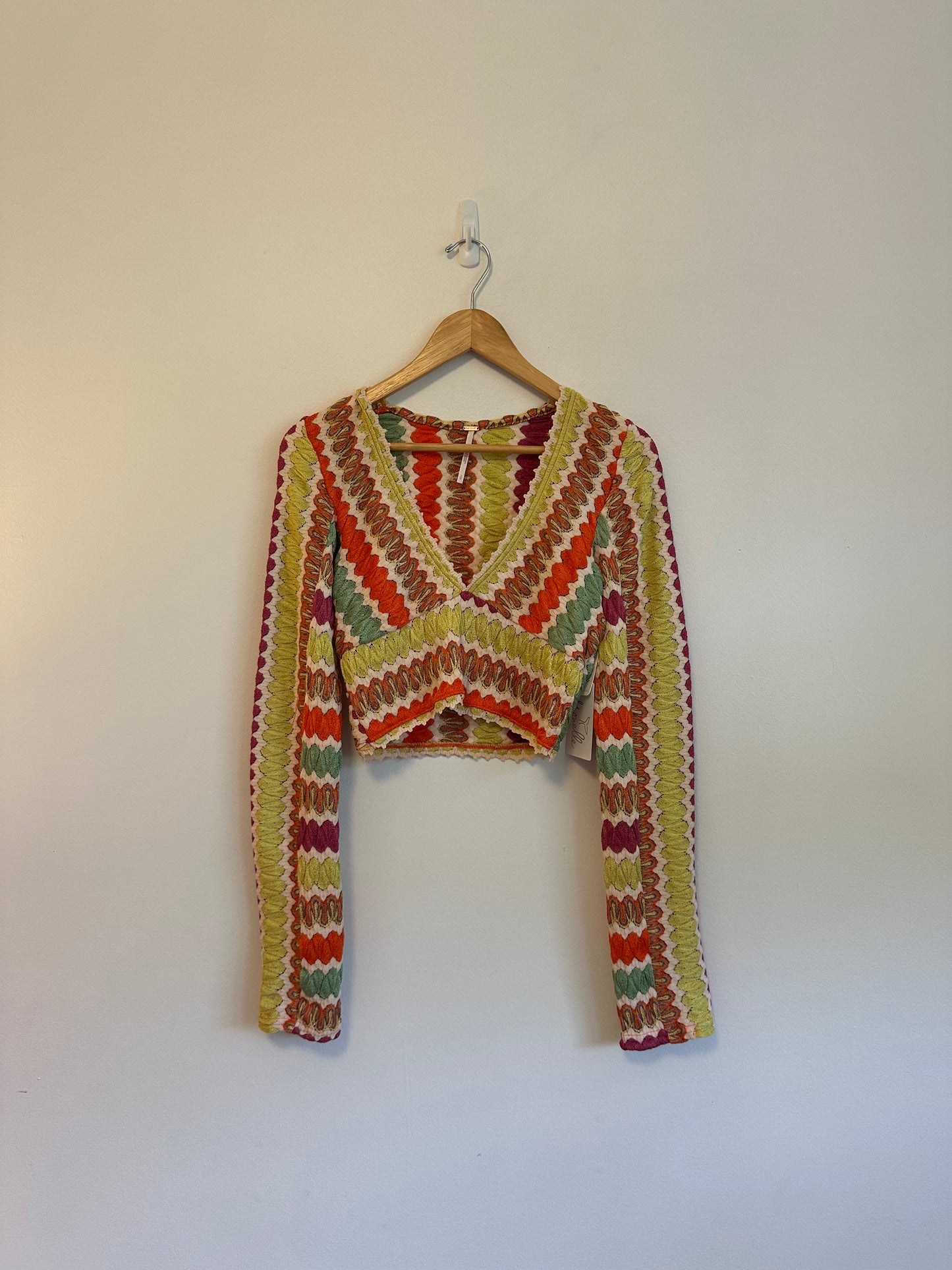 NWT Free People Twist and Shout Crop Top | Size Small
