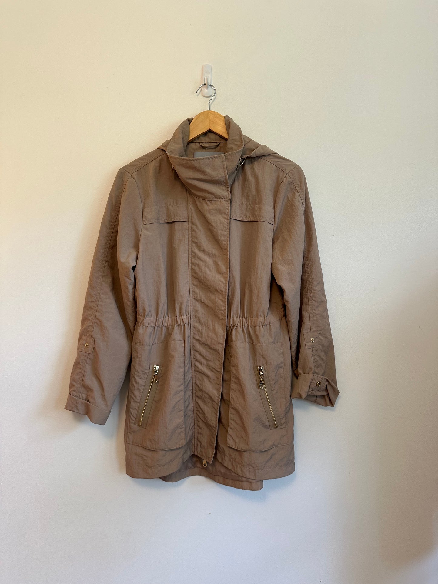 Tart Collections Verena Hooded Jacket in Tan | Size Small