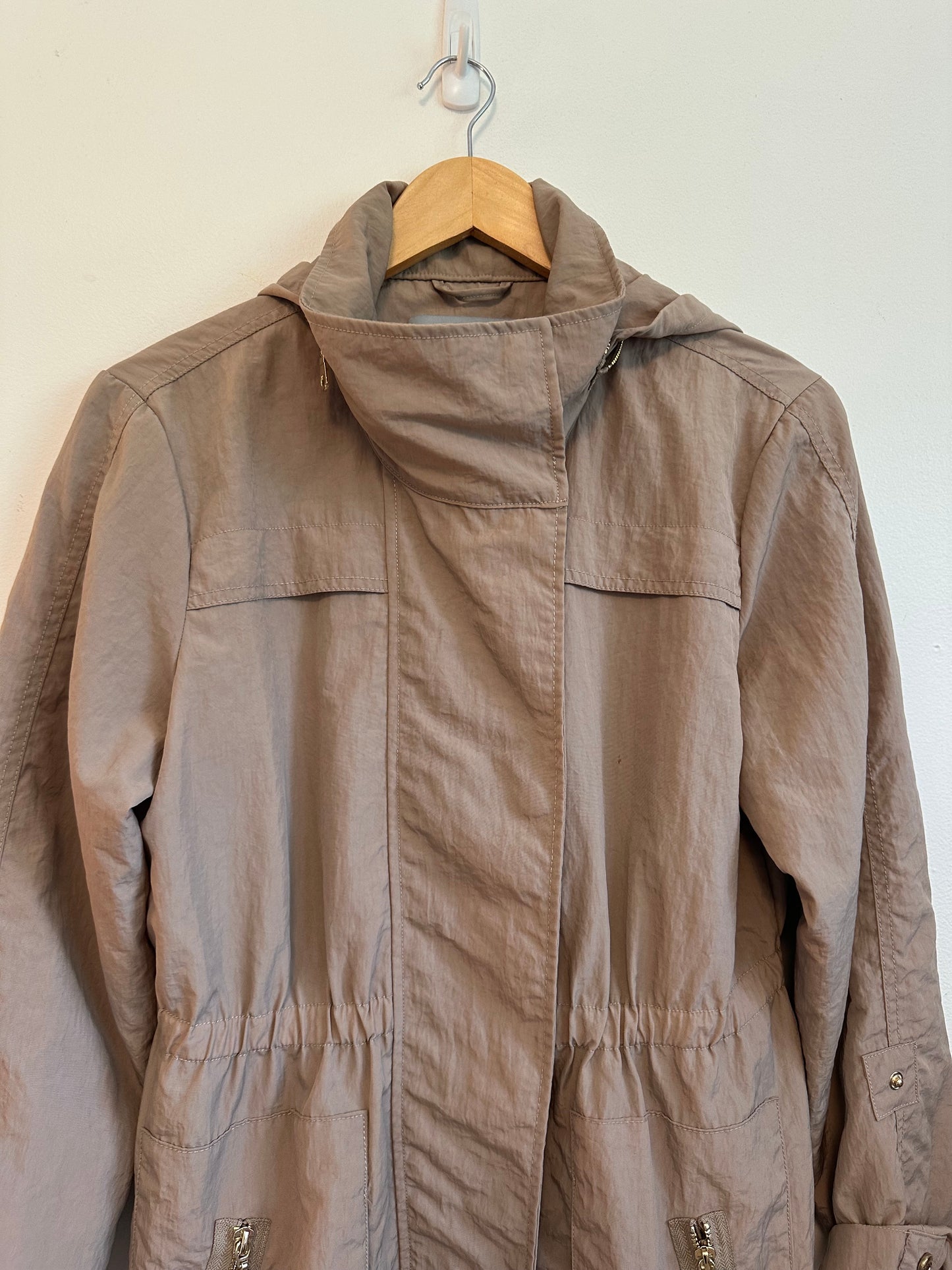 Tart Collections Verena Hooded Jacket in Tan | Size Small