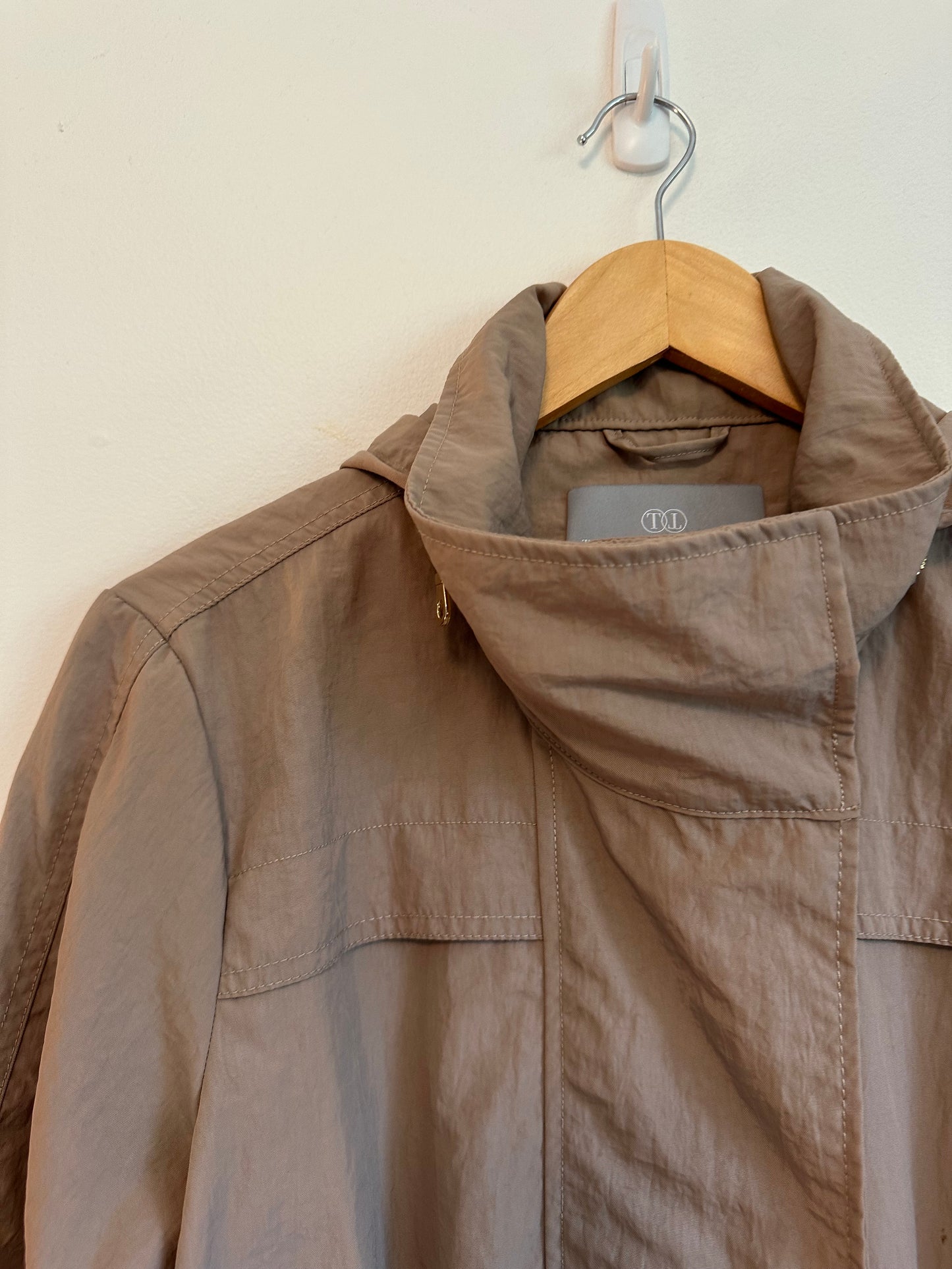 Tart Collections Verena Hooded Jacket in Tan | Size Small