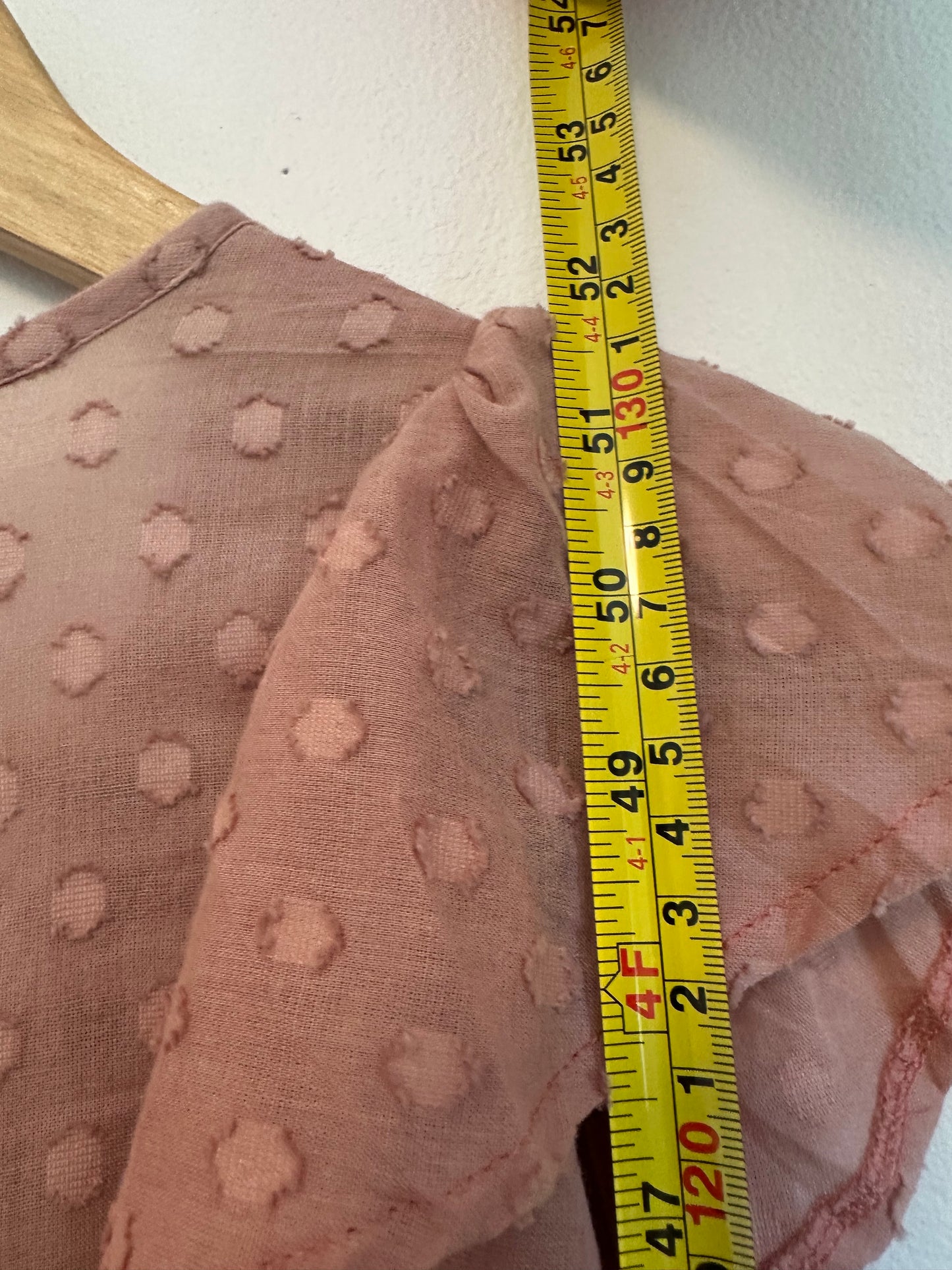 Emerson Fry Cotton Chandra Dress in Muted Clay | Size XS