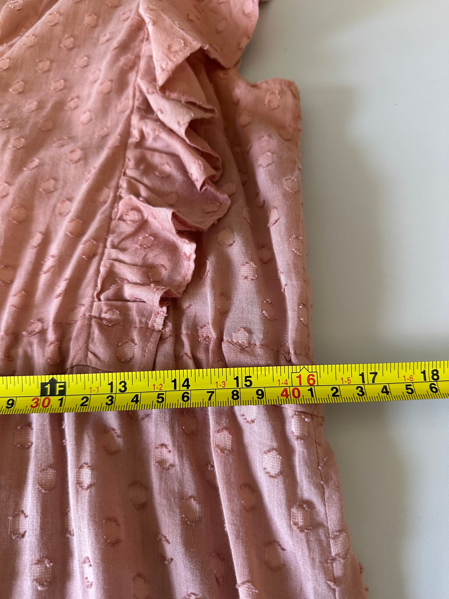 Emerson Fry Cotton Chandra Dress in Muted Clay | Size XS