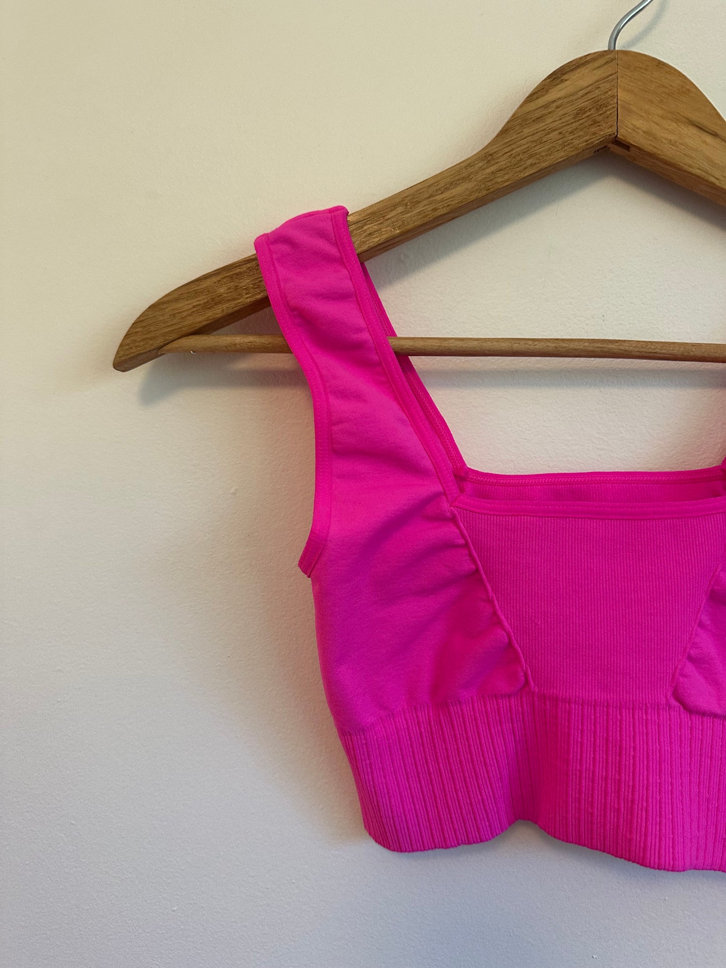 NWT FP Movement by Free People Good Karma Bra in Hot Pink | Size XS/S
