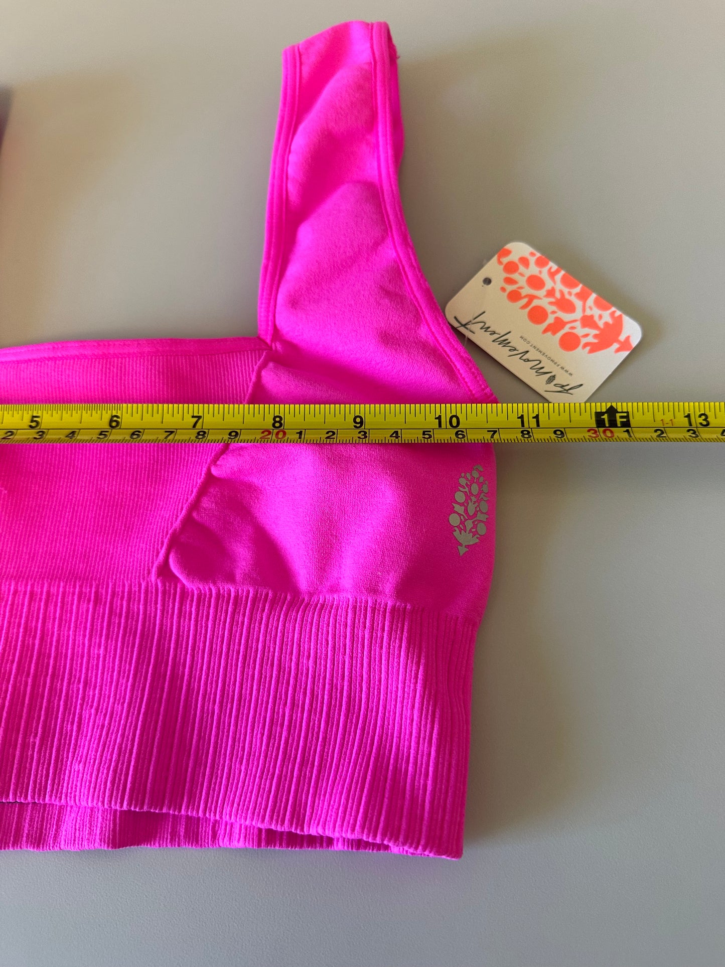 NWT FP Movement by Free People Good Karma Bra in Hot Pink | Size XS/S