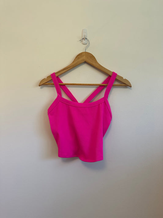 NWT FP Movement by Free People All Clear Cami in Hot Pink | Size XS