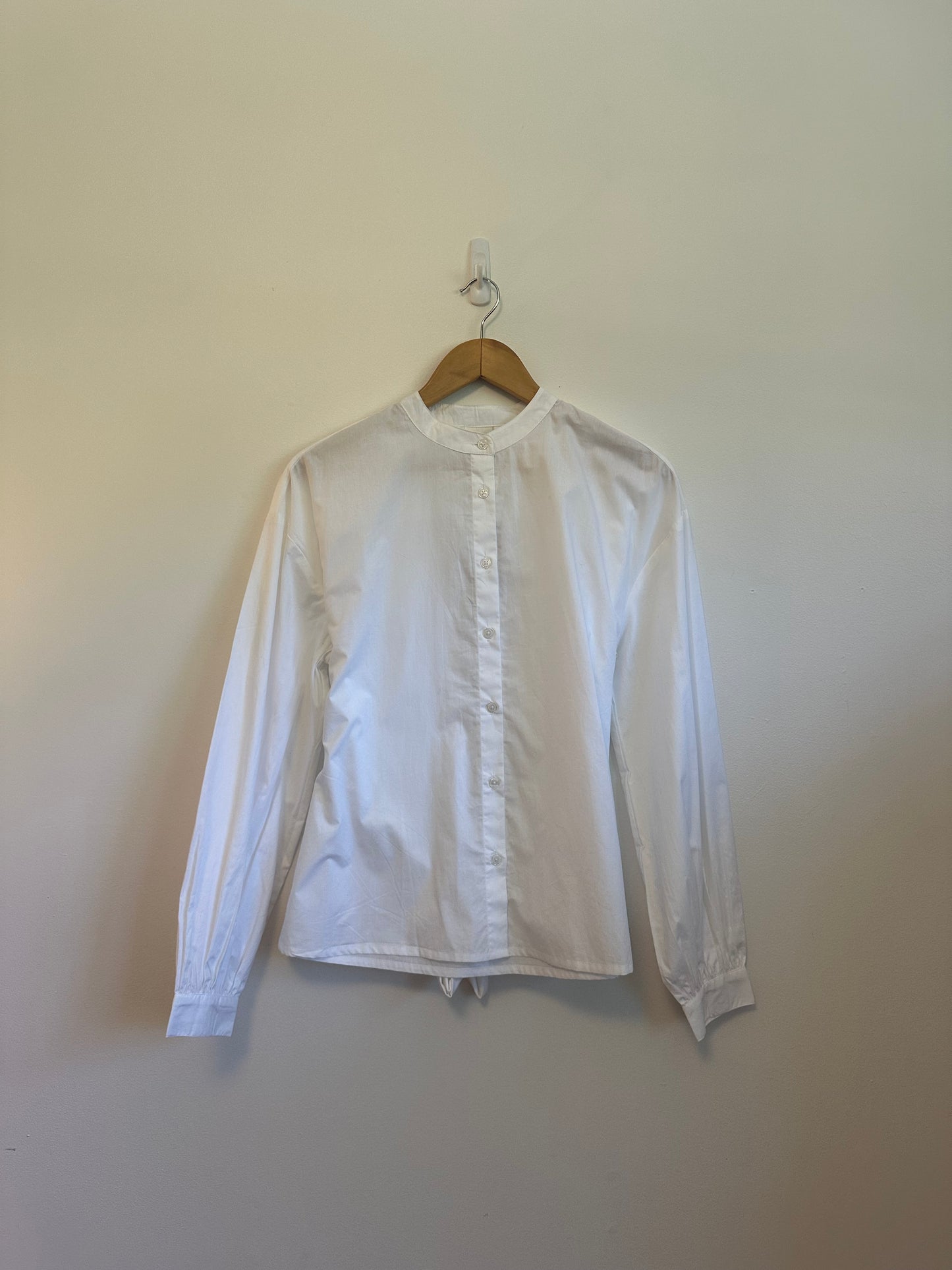 NWT Corey Lynn Calter Big Sky Shirt in White | Size Small
