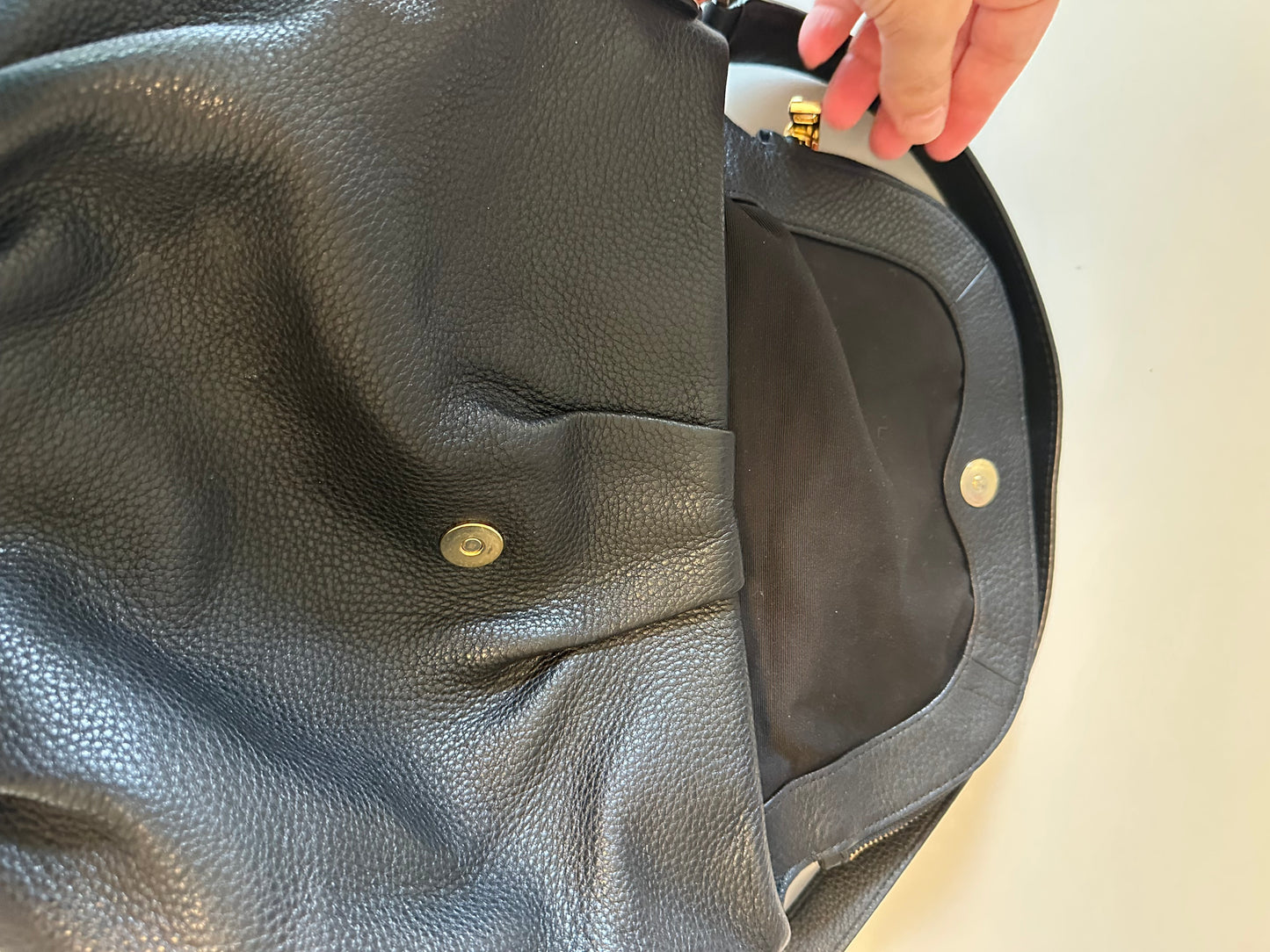 Marc by Marc Jacobs Classic Q Natasha Crossbody Bag in Black Pebbled Leather