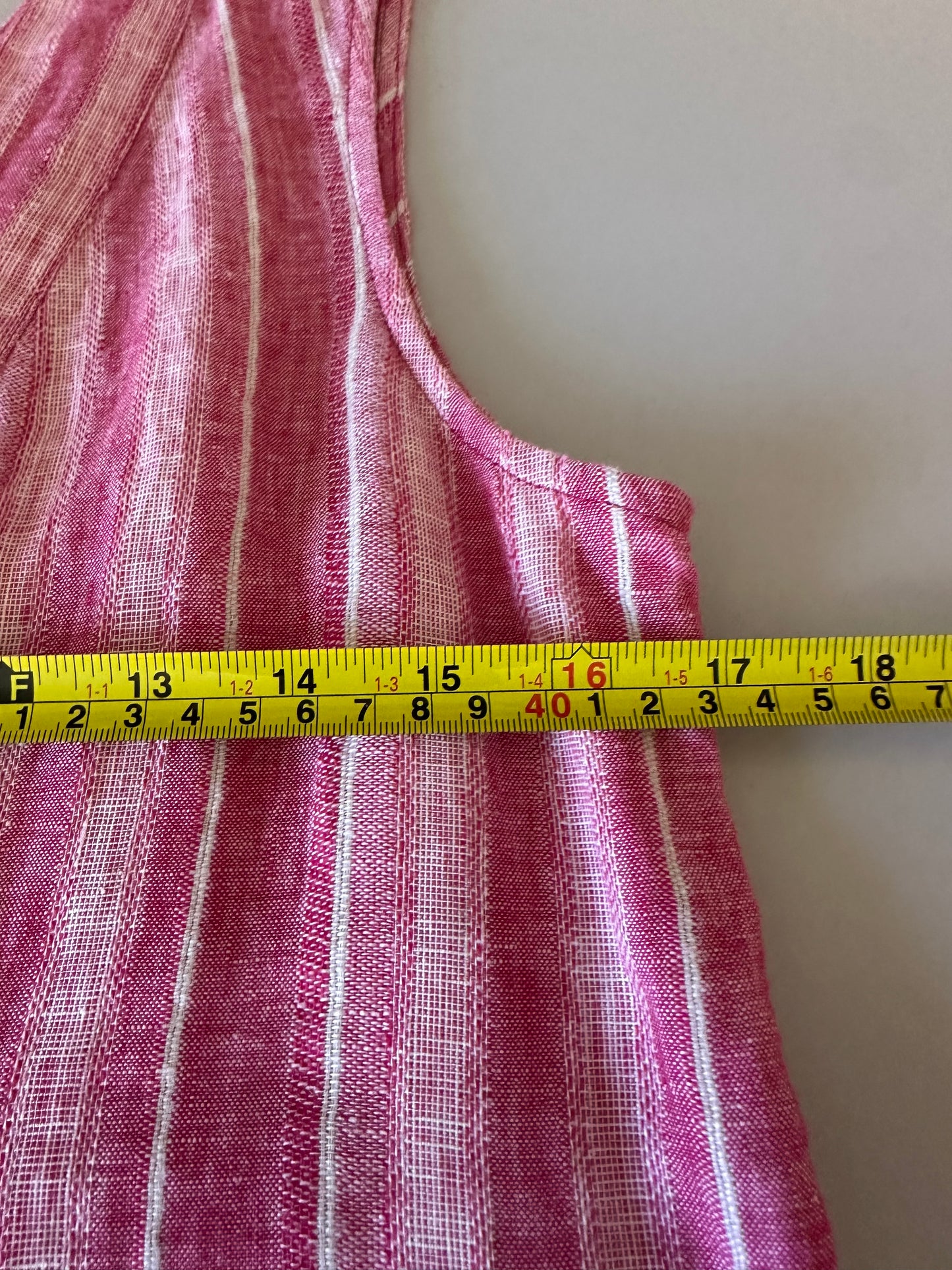 NWT Faherty Azure Linen Dress in Granita Stripe | Size XS