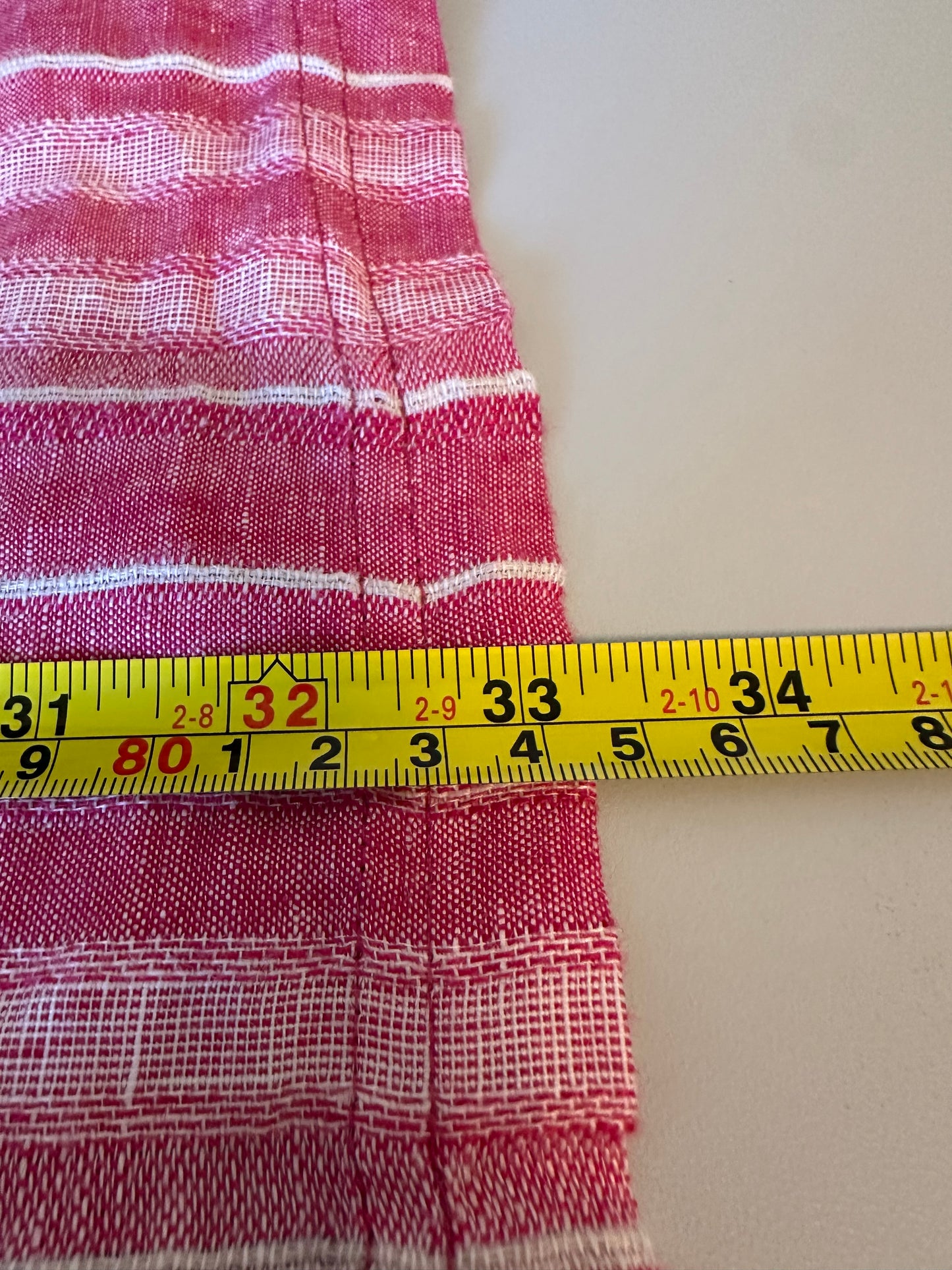 NWT Faherty Azure Linen Dress in Granita Stripe | Size XS