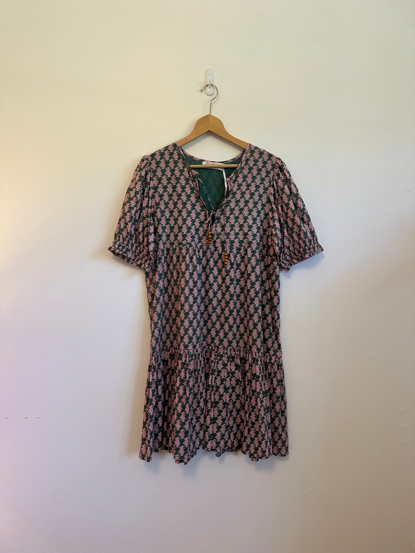 NWT Fox in Gown Nina Cotton Printed Dress | Size XS/S