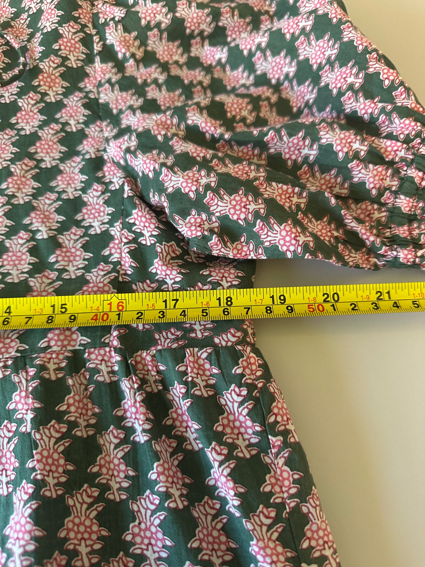 NWT Fox in Gown Nina Cotton Printed Dress | Size XS/S