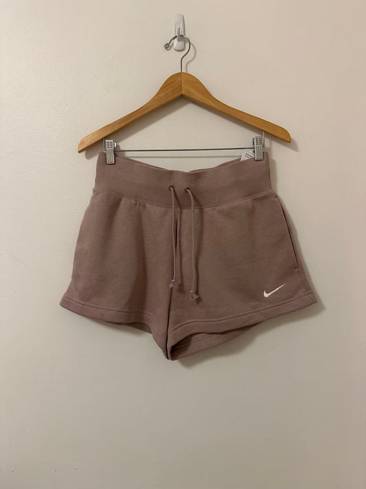 NWT Nike Loose Fit High Rise Sweat Shorts in Dusty Pink | Size Medium