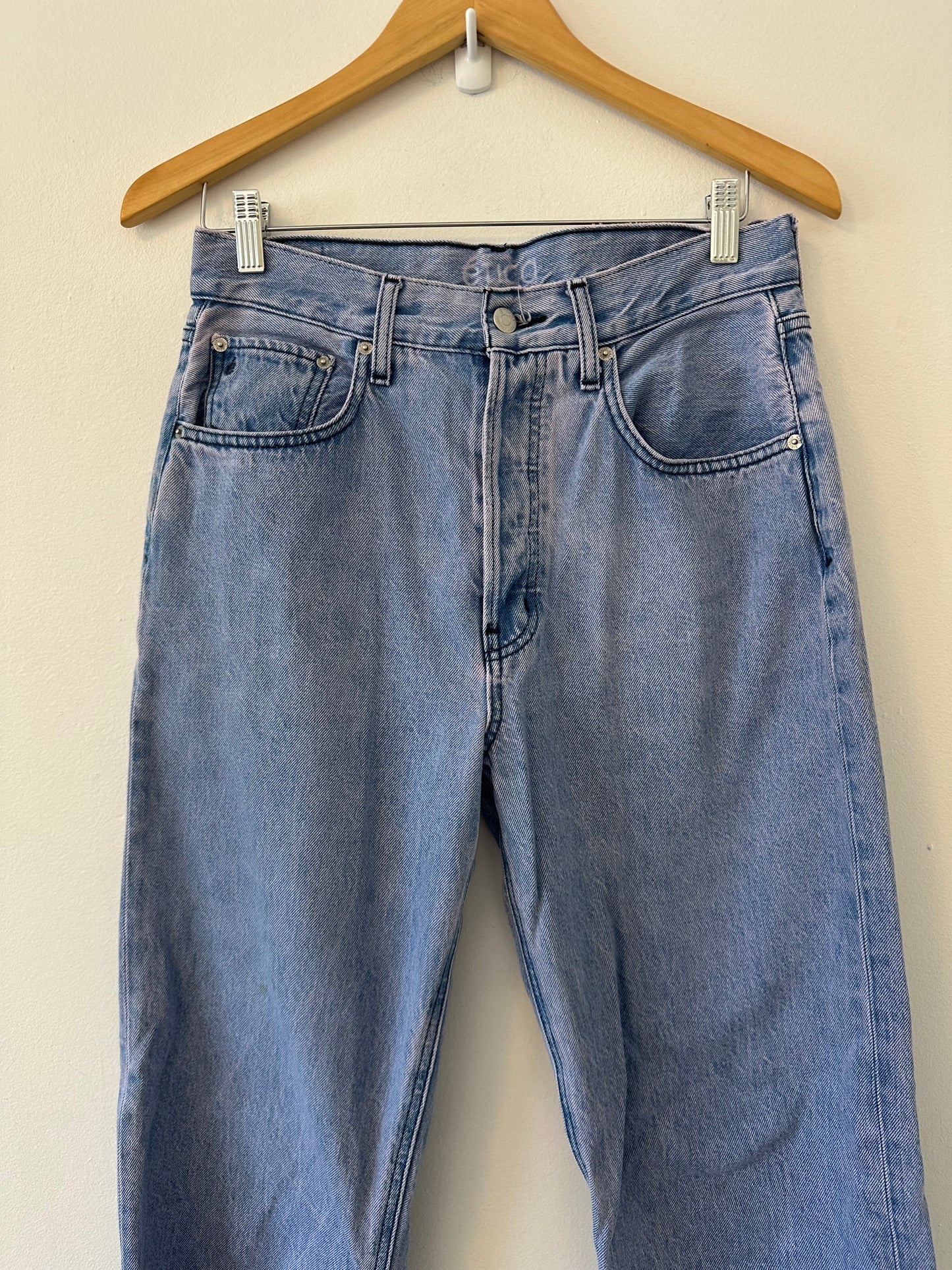 Etica Carine High Waist Straight in Cyclone Violet | Size 29