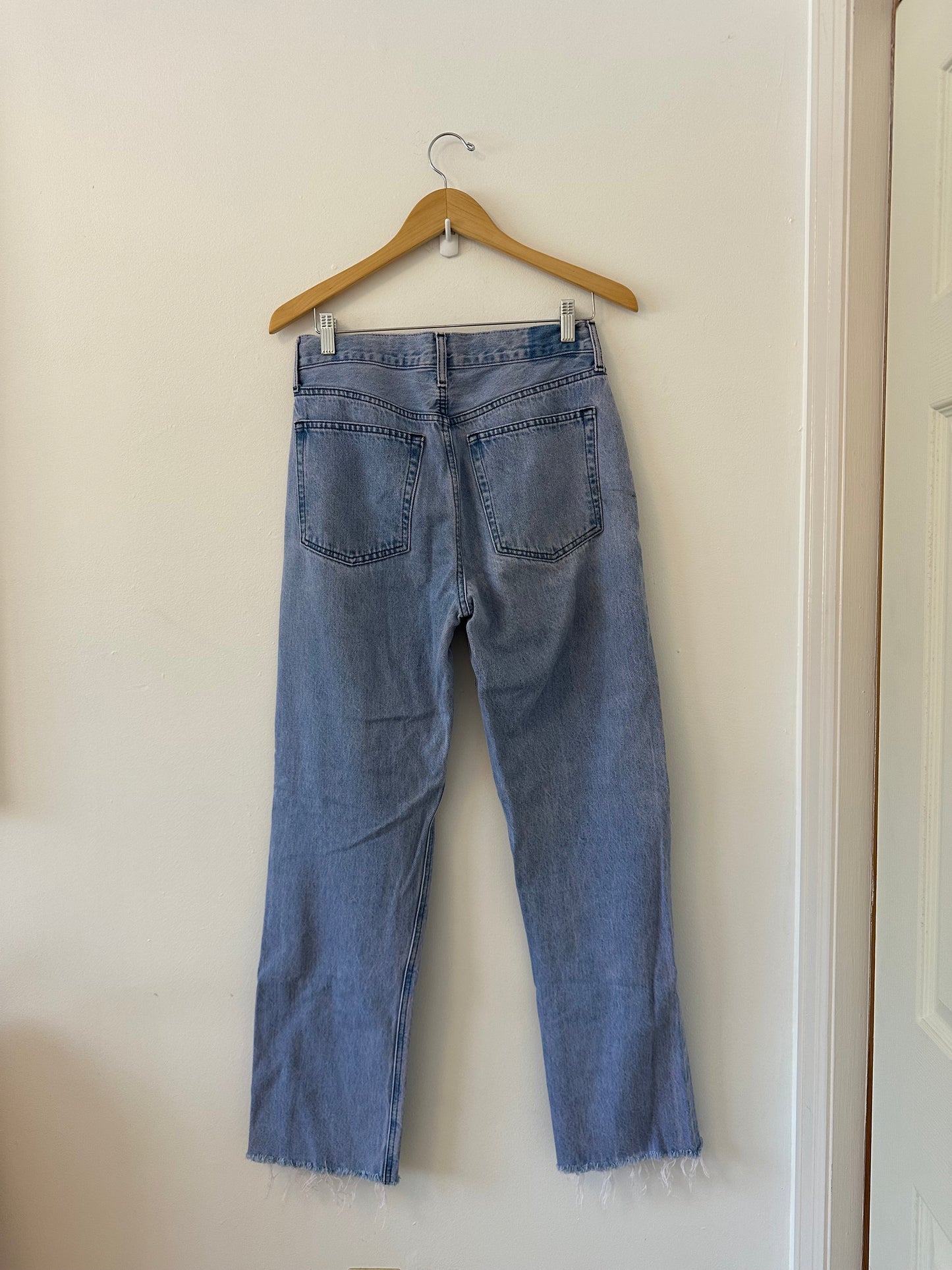 Etica Carine High Waist Straight in Cyclone Violet | Size 29