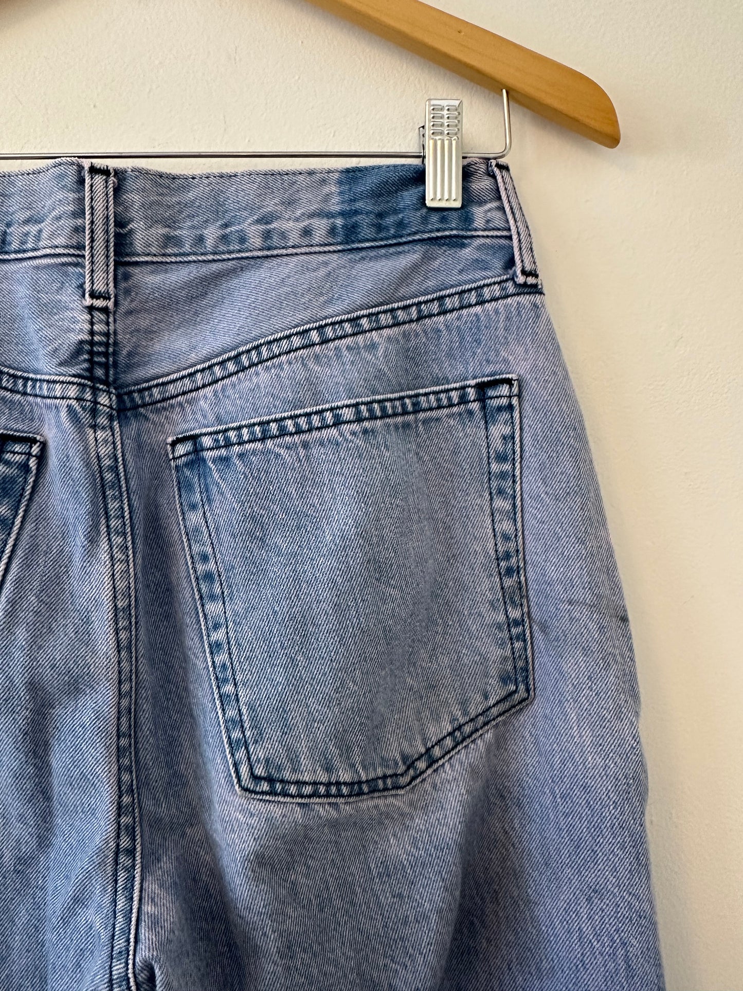 Etica Carine High Waist Straight in Cyclone Violet | Size 29
