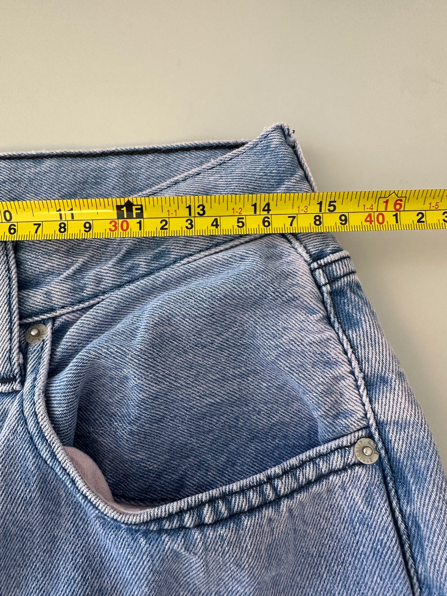 Etica Carine High Waist Straight in Cyclone Violet | Size 29