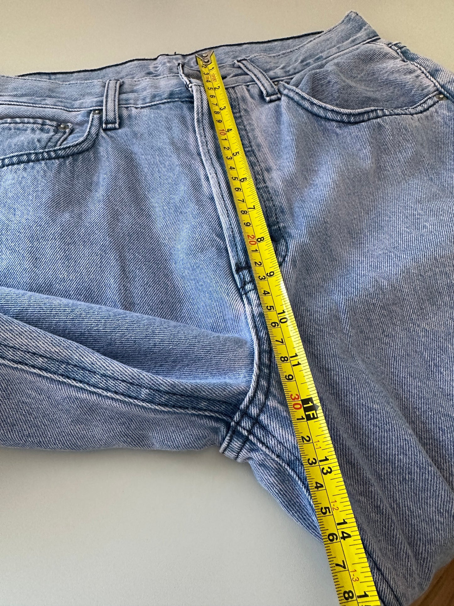 Etica Carine High Waist Straight in Cyclone Violet | Size 29