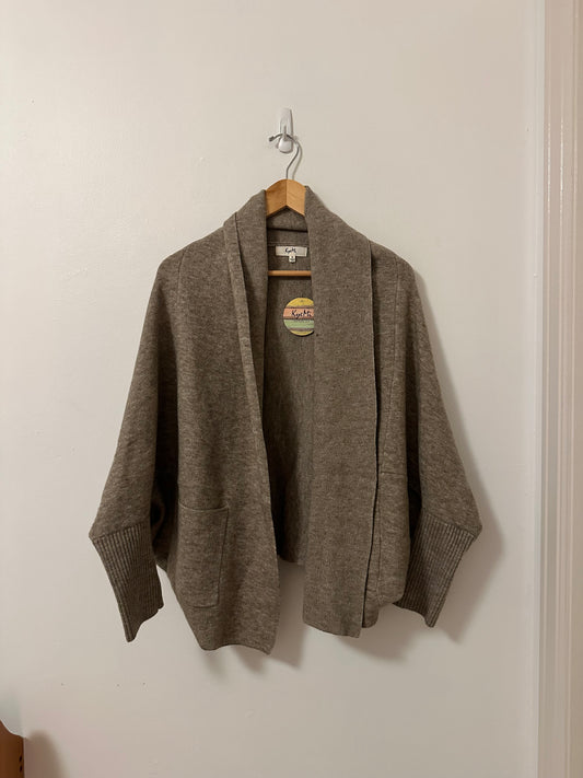 NWT Kye Mi Taupe Cocoon Cardigan | Size Small