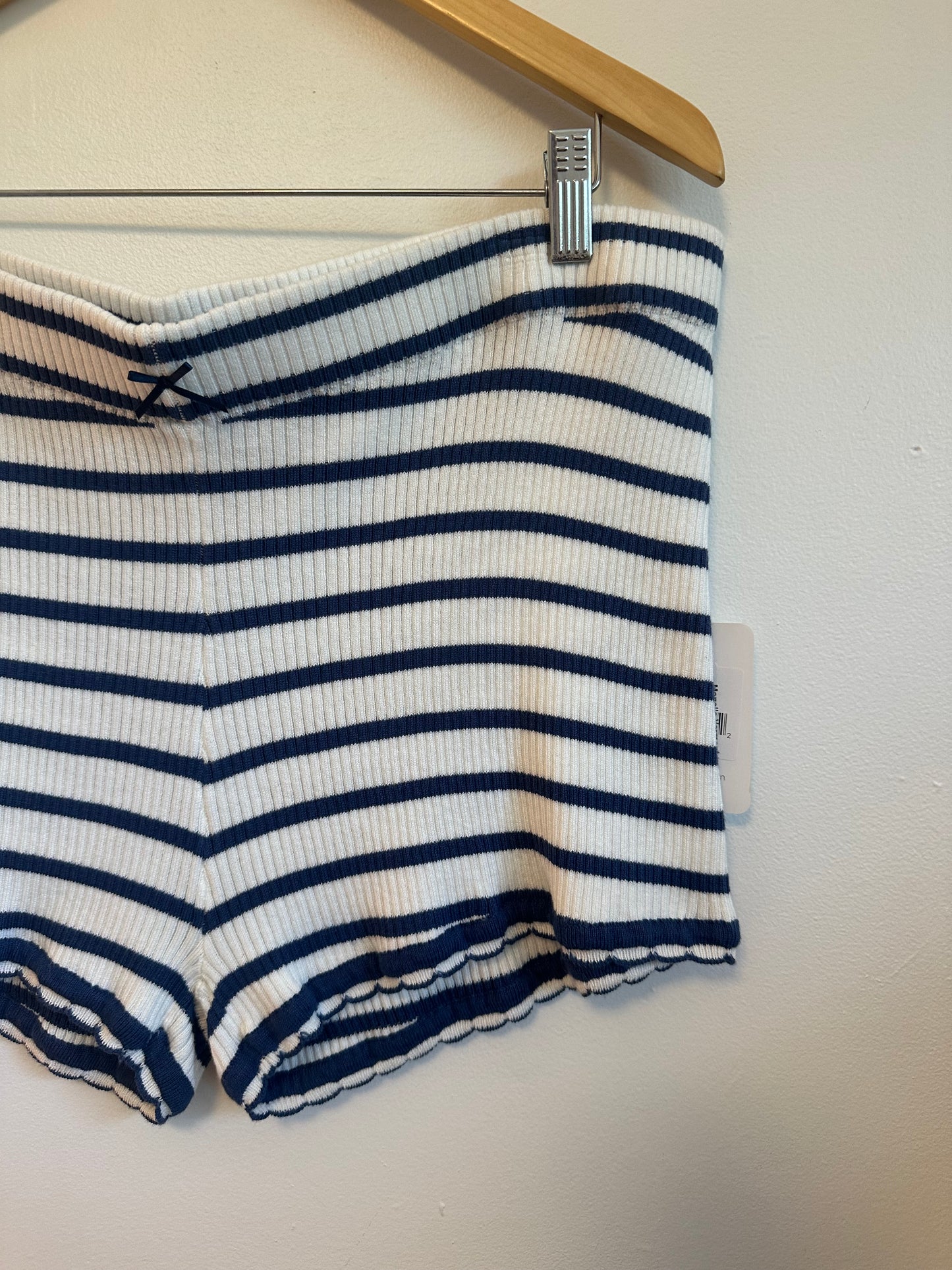 NWT PJ Salvage Striped Seaside Ribbed Shorts | Size XL