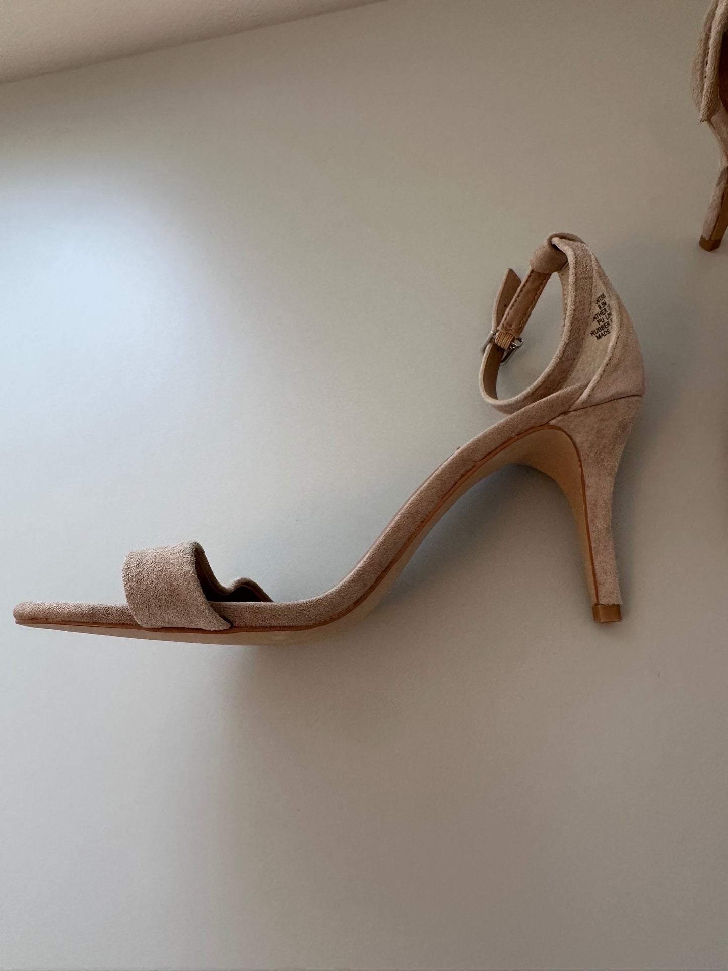 Steve Madden Adelle Tan Suede Strappy Heels | Size 9.5
