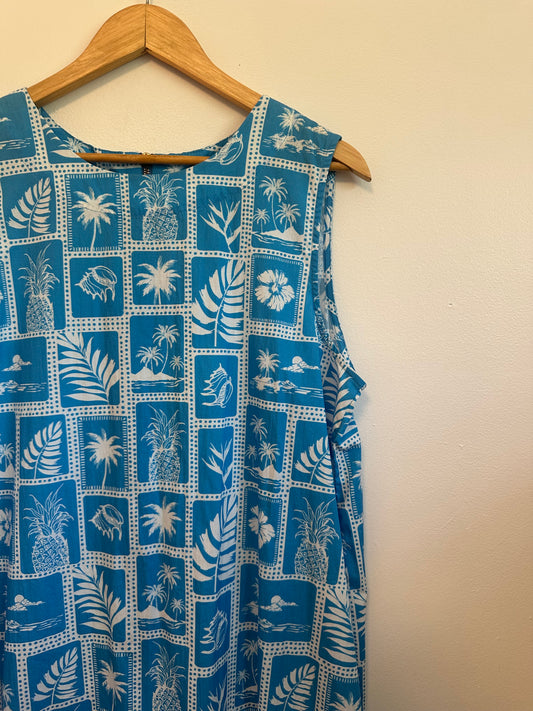 NWT Elizabeth and James Ellie Dress in Postcard Blue | Size Medium