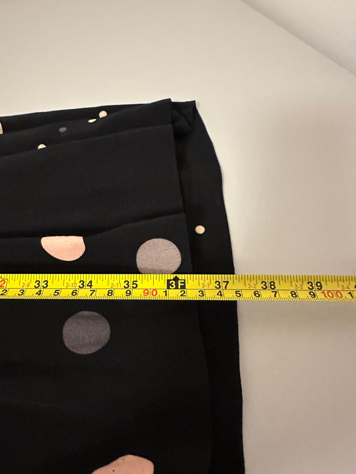 Anthropologie HD in Paris Felicity Mini Dress in Black with Metallic Polka Dots