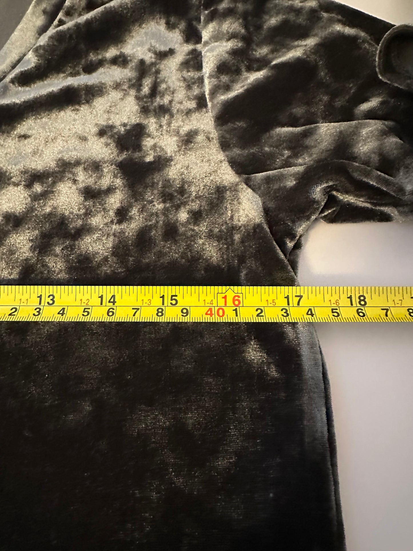 Z Supply Green Crushed Velvet Short Sleeve T-Shirt | Size Small
