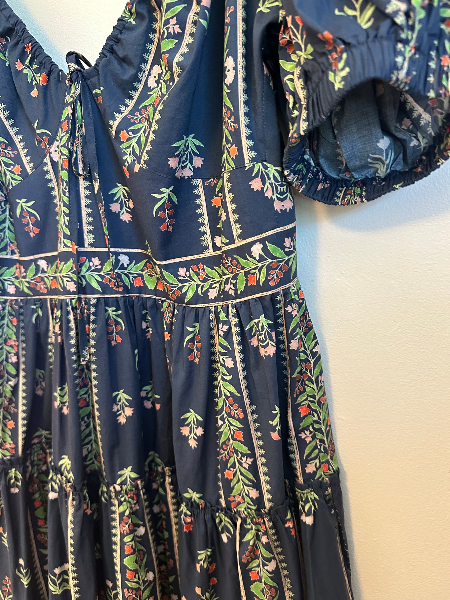 NWT Pinch Floral Puff Sleeve Mini Dress | Size Large