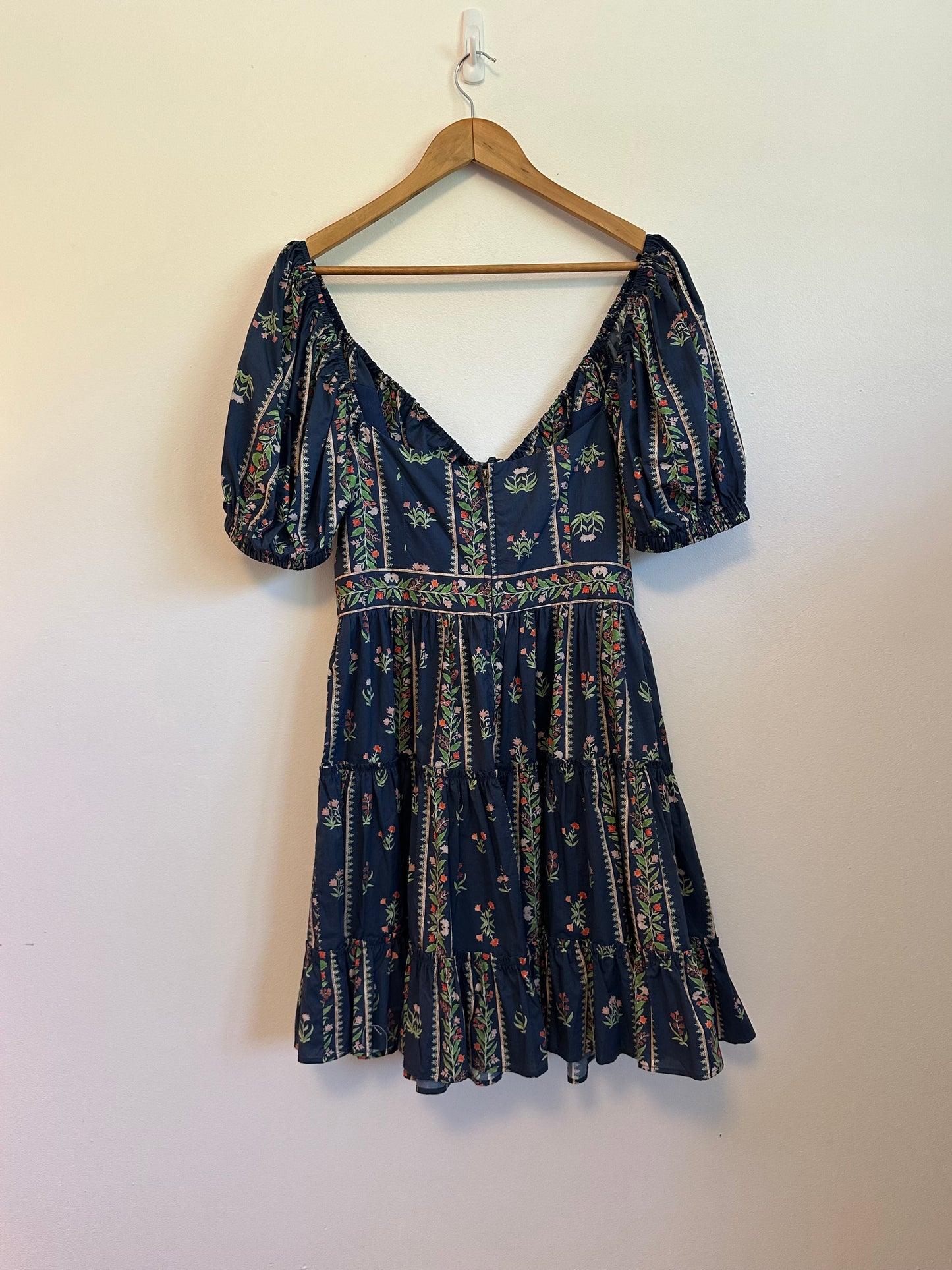 NWT Pinch Floral Puff Sleeve Mini Dress | Size Large