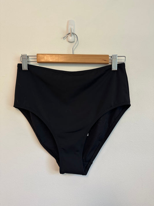 NWT Boden Black High Waisted Bikini Bottoms | Size 6