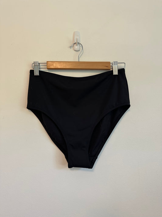 NWT Boden Black High Waisted Bikini Bottoms | Size 6