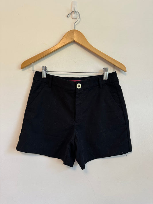 Lilly Pulitzer Callahan Shorts in Black | Size 2
