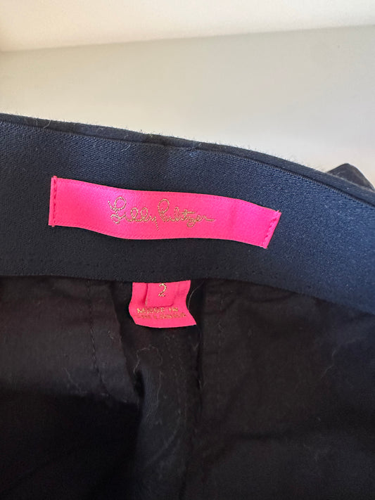 Lilly Pulitzer Callahan Shorts in Black | Size 2