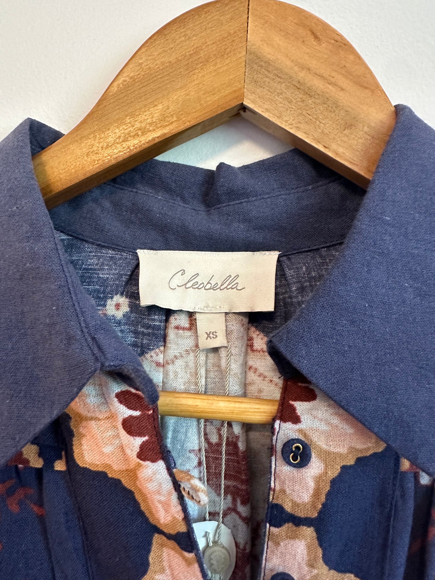 NWT Cleobella Leigh Linen Mini Dress | Size XS