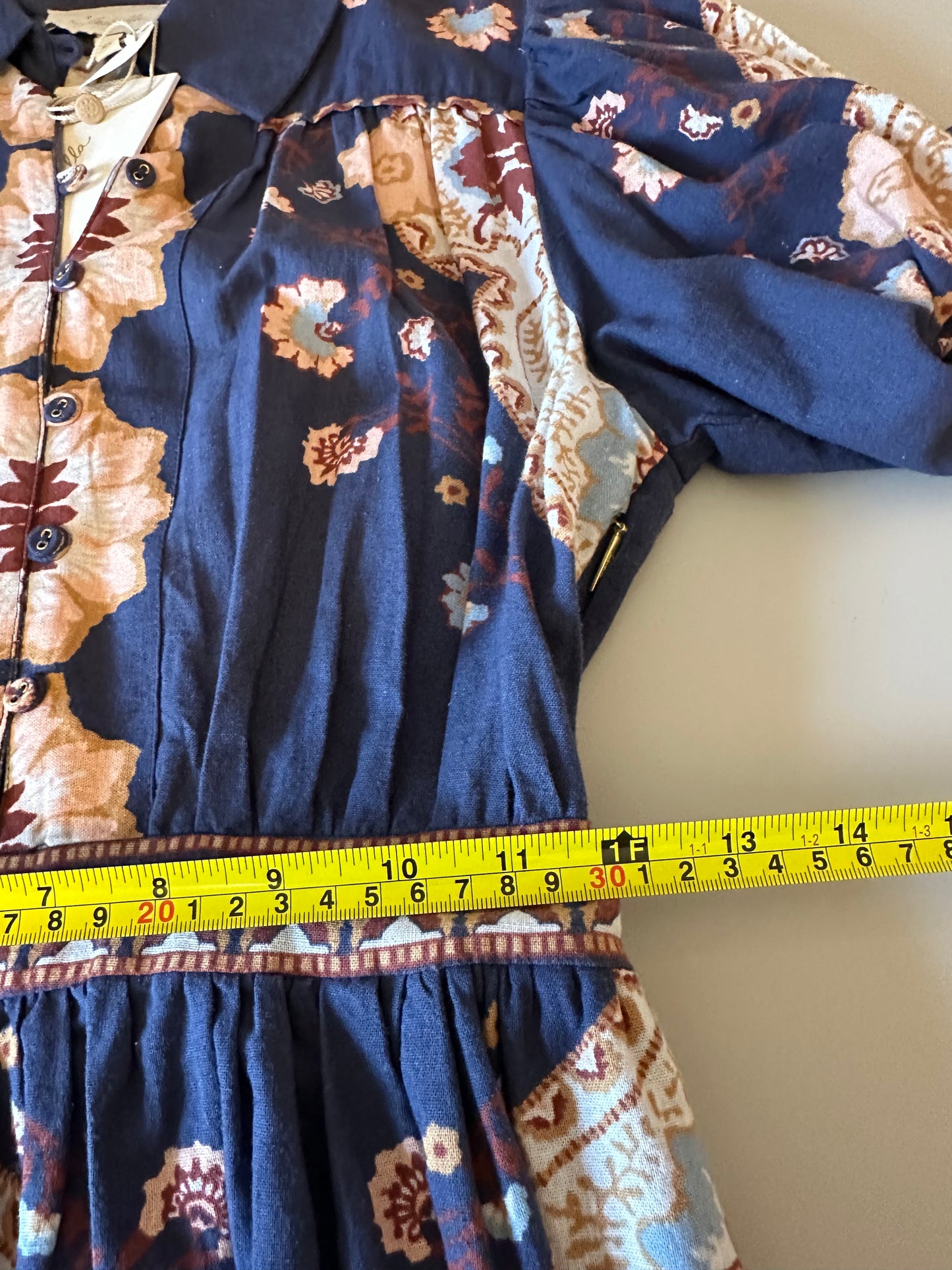 NWT Cleobella Leigh Linen Mini Dress | Size XS