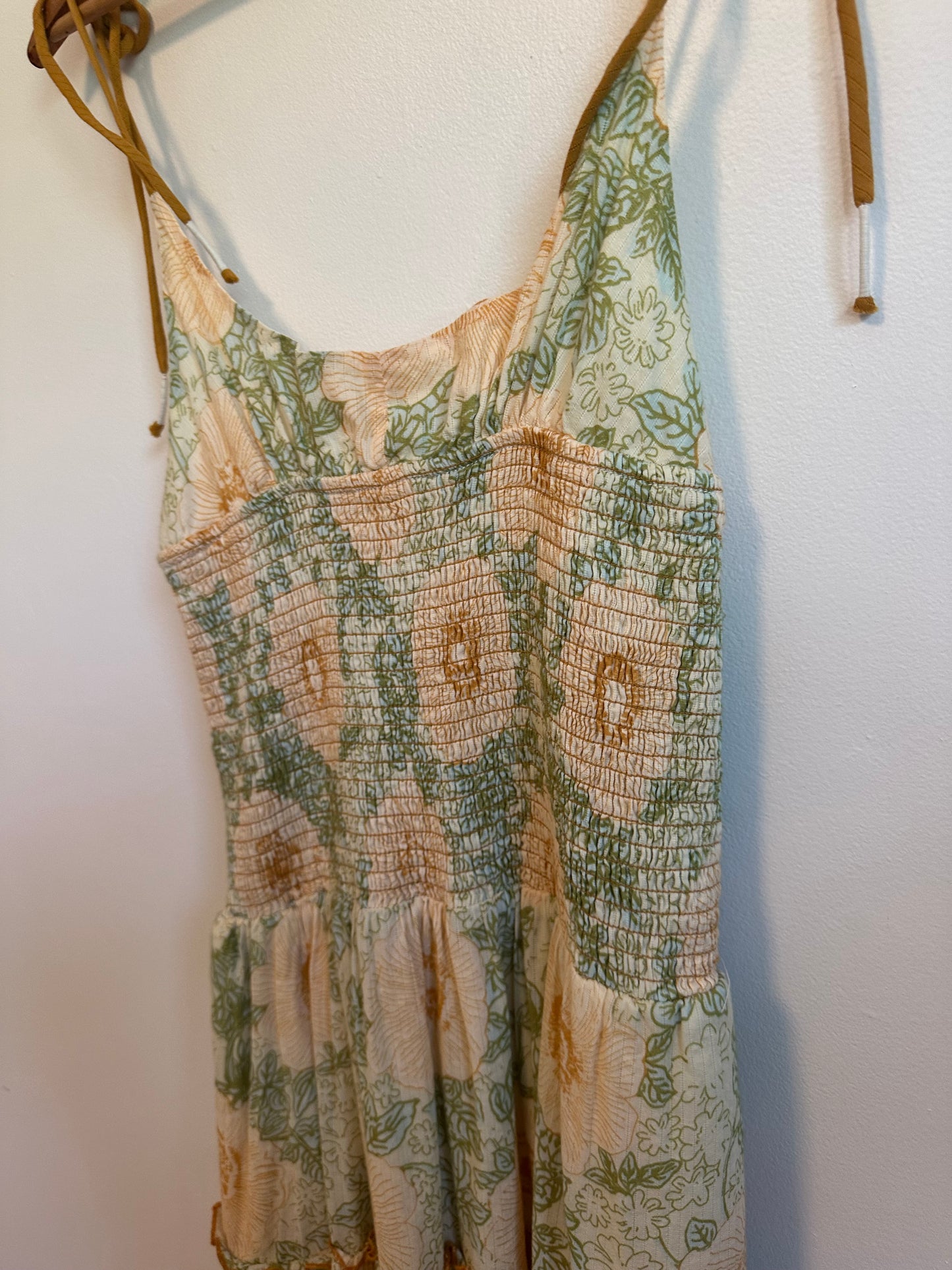 NWT Free People Adriel Midi Dress in Ivory Combo | Size Medium