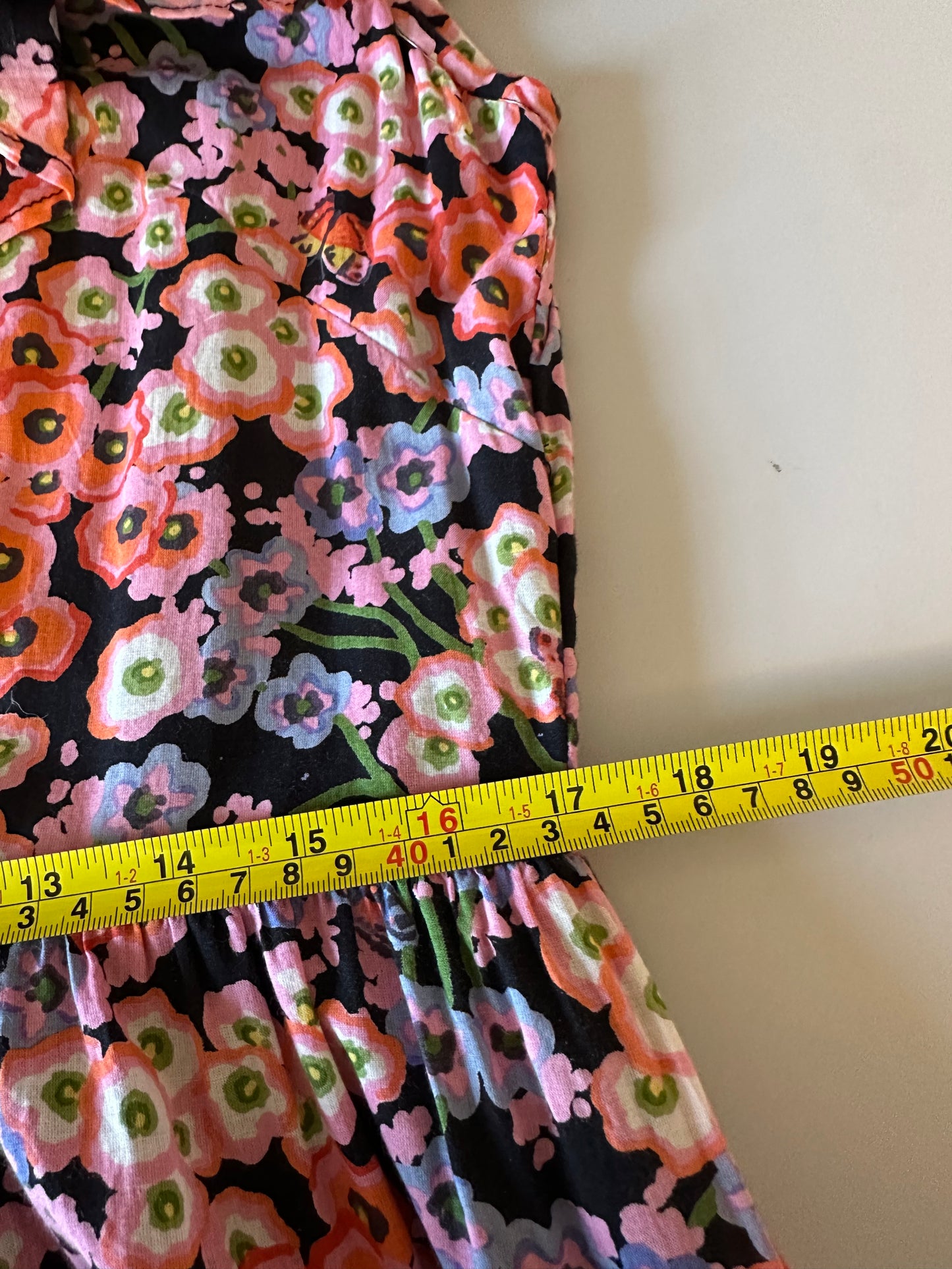 NWT Banjanan Cotton Floral Iggy Maxi Dress | Size Large