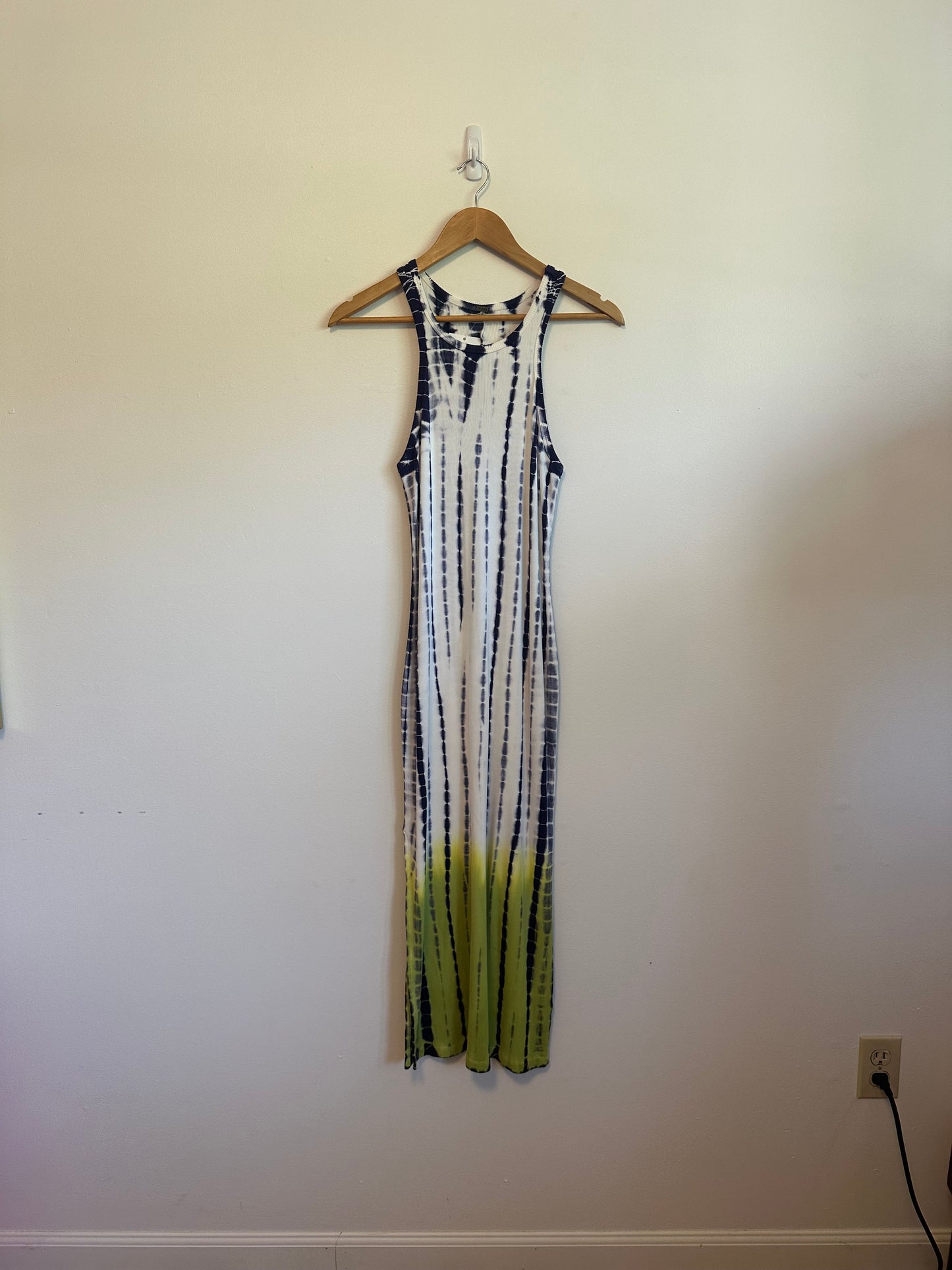 Young Fabulous & Broke Iggy Ribbed Tie Dye Tank Dress | Size Medium