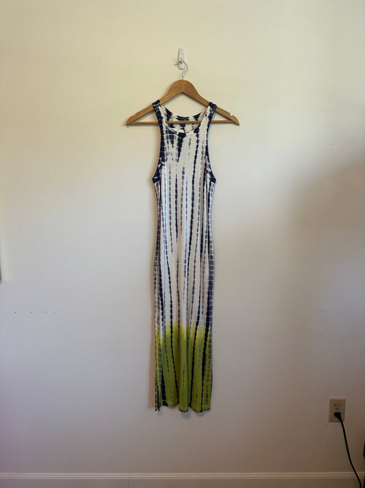 Young Fabulous & Broke Iggy Ribbed Tie Dye Tank Dress | Size Medium